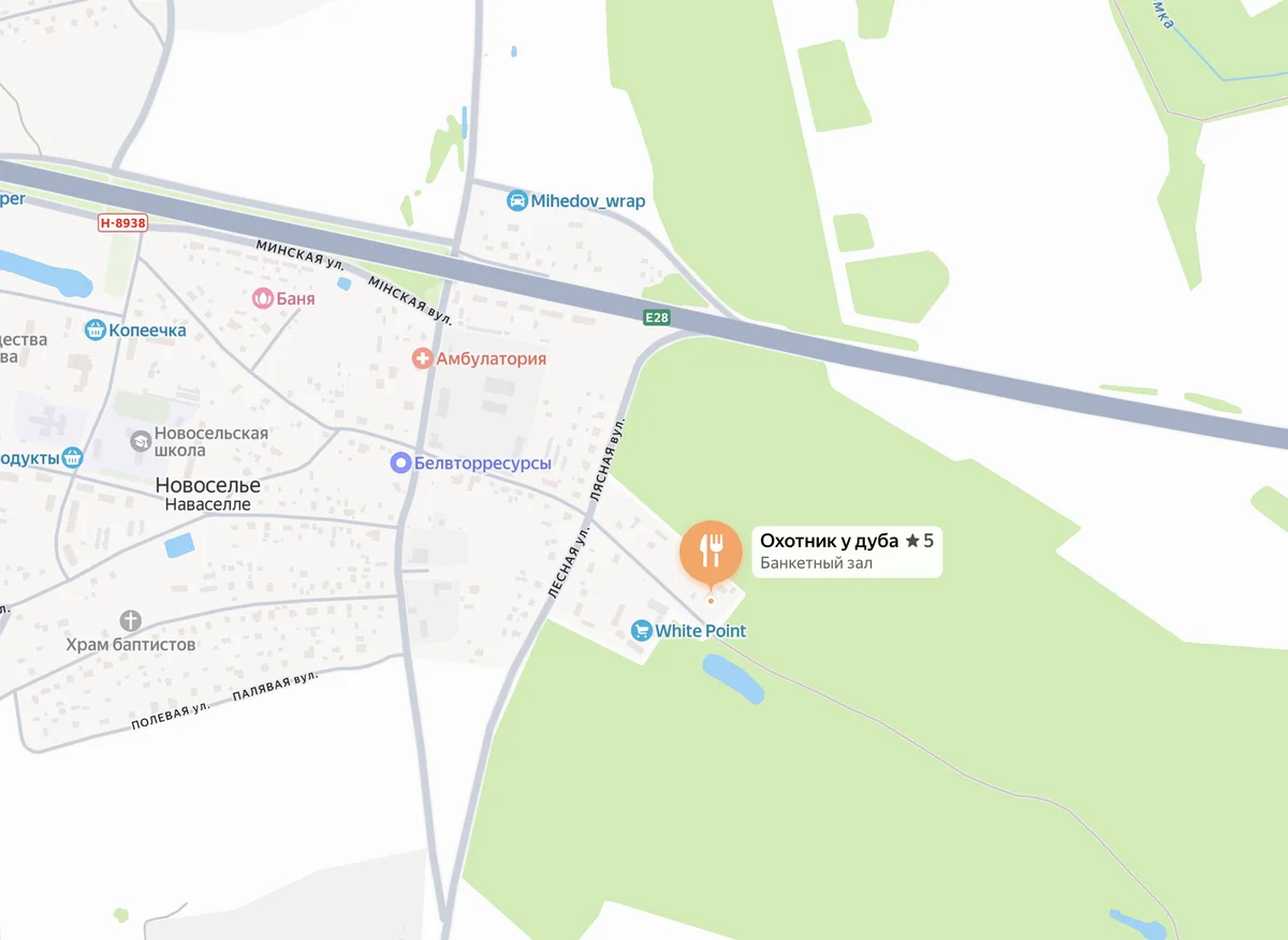 Карта — Усадьба Новоселье
